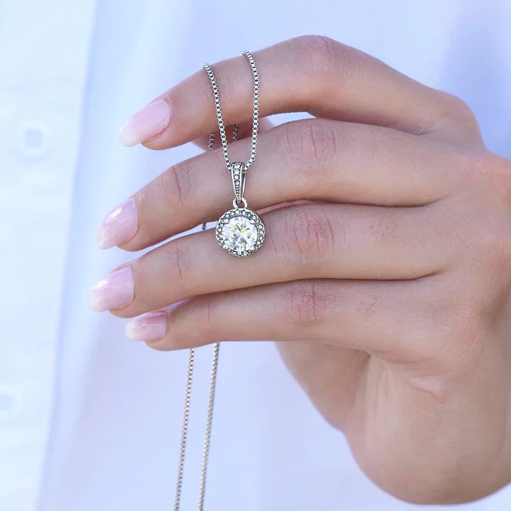 Crystal necklace - To my beloved Mom-BUNNYKACHU