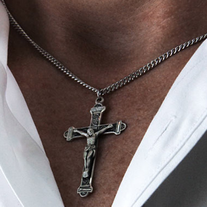 Jesus Necklace - Crucifixion Necklace-BUNNYKACHU