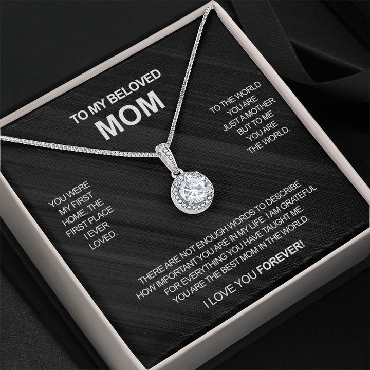 Crystal necklace - To my beloved Mom-BUNNYKACHU