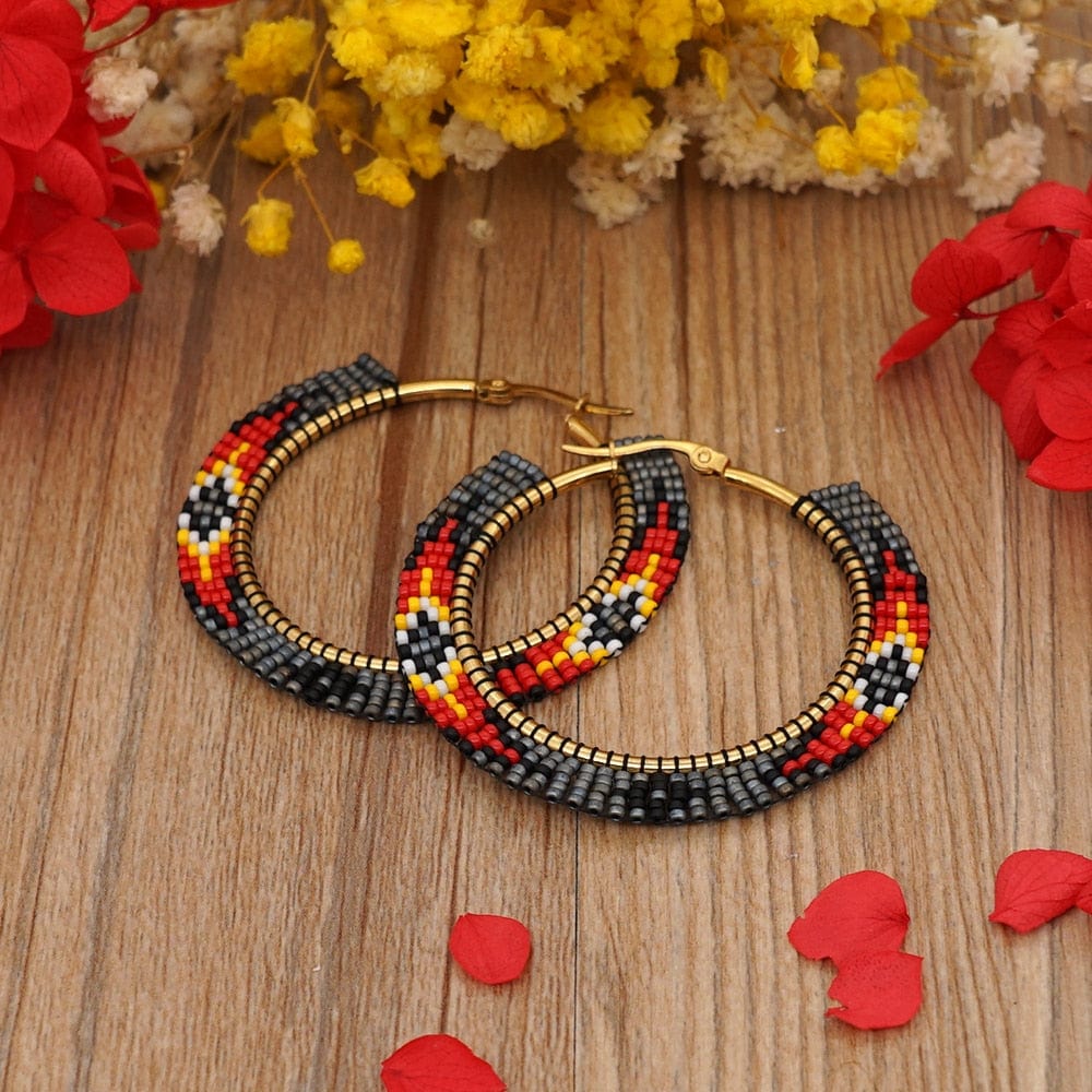 Handmade Ethnic Design Earrings-BUNNYKACHU