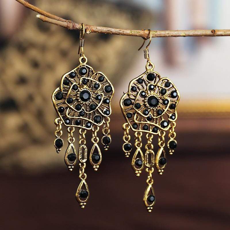 Ethnic Boho Dangle Earrings-BUNNYKACHU