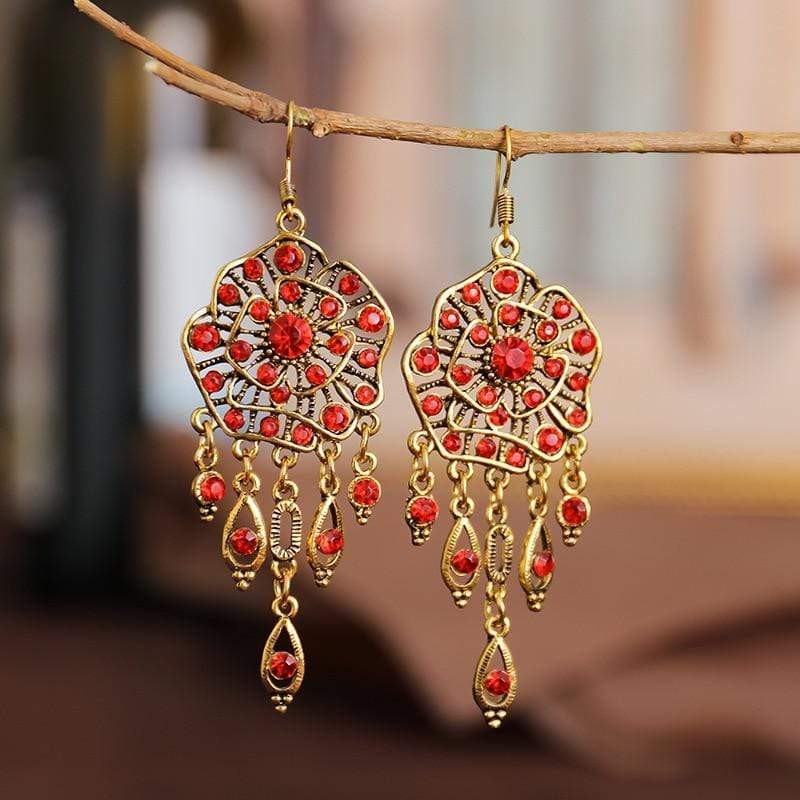 Ethnic Boho Dangle Earrings-BUNNYKACHU