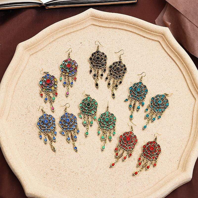 Ethnic Boho Dangle Earrings-BUNNYKACHU