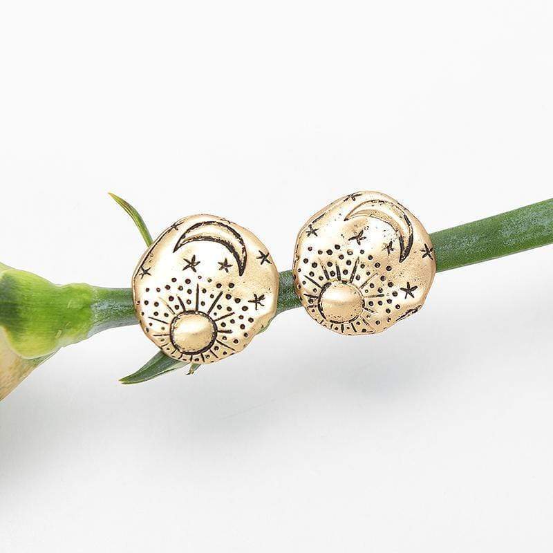 Sun & Moon Earrings-BUNNYKACHU