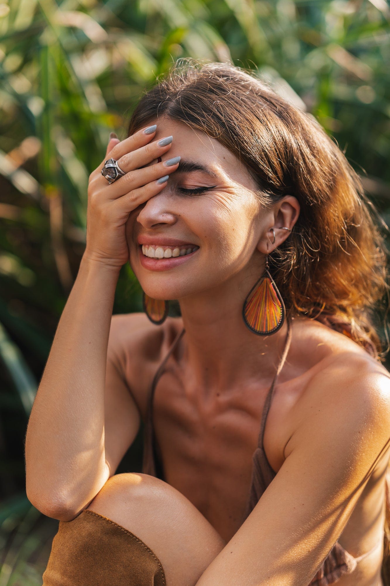 Take Me To Funky Town Earrings-BUNNYKACHU