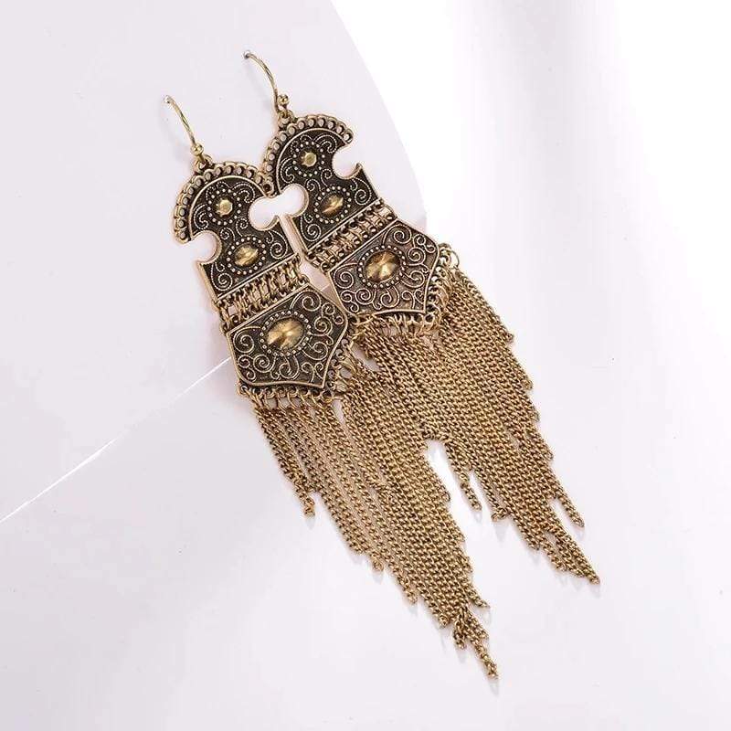 Vintage Tassel Earrings-BUNNYKACHU