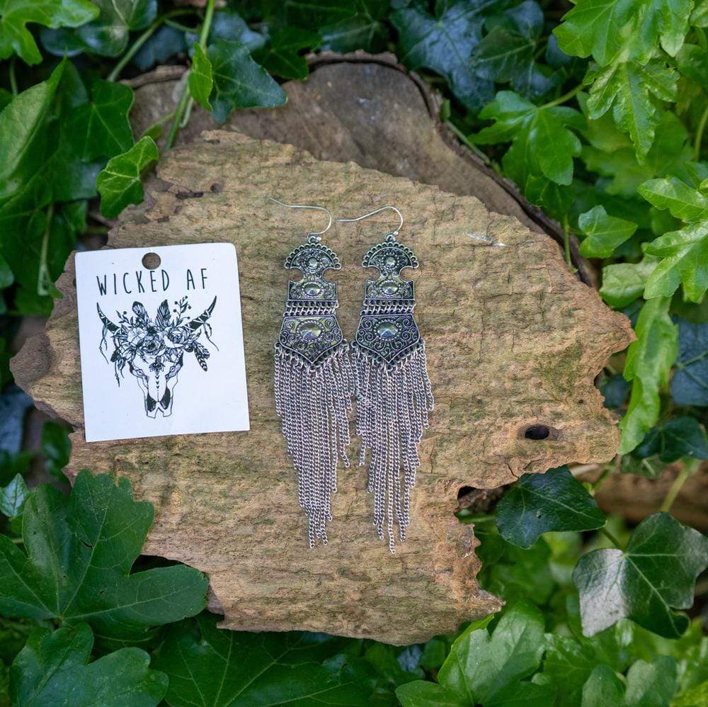 Vintage Tassel Earrings-BUNNYKACHU