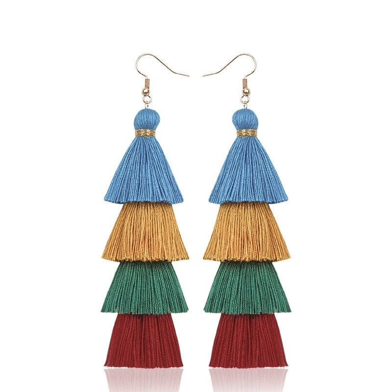 River Tassel Earrings-BUNNYKACHU