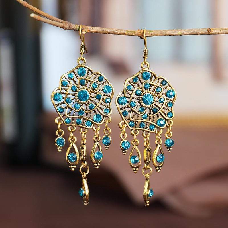 Ethnic Boho Dangle Earrings-BUNNYKACHU
