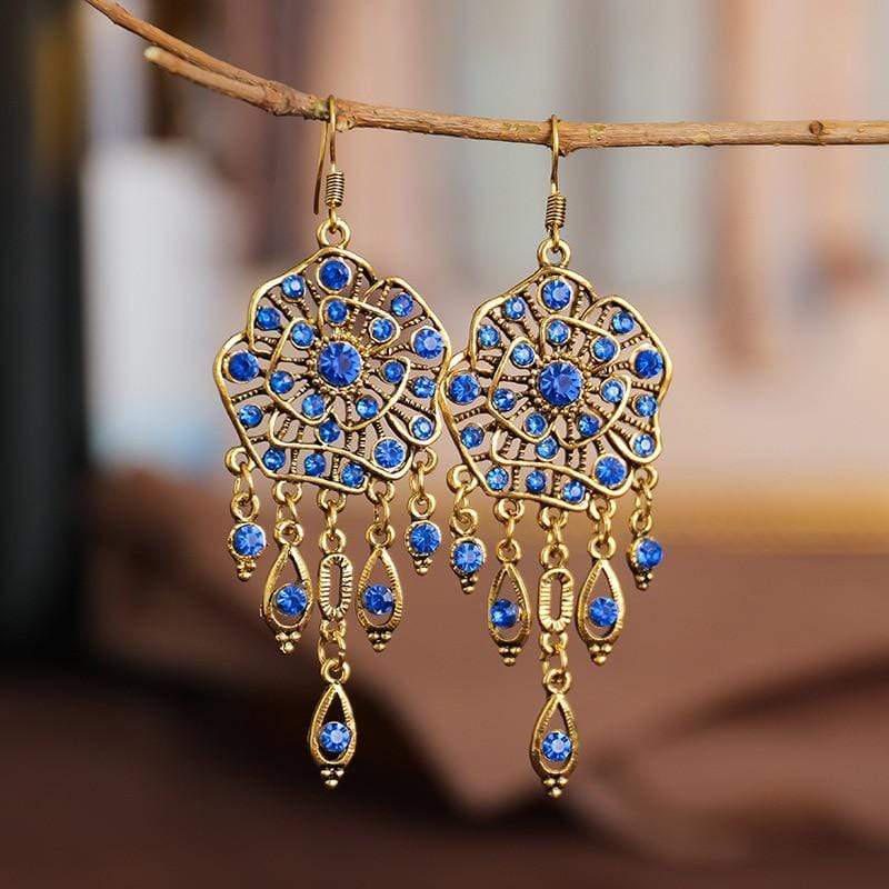 Ethnic Boho Dangle Earrings-BUNNYKACHU