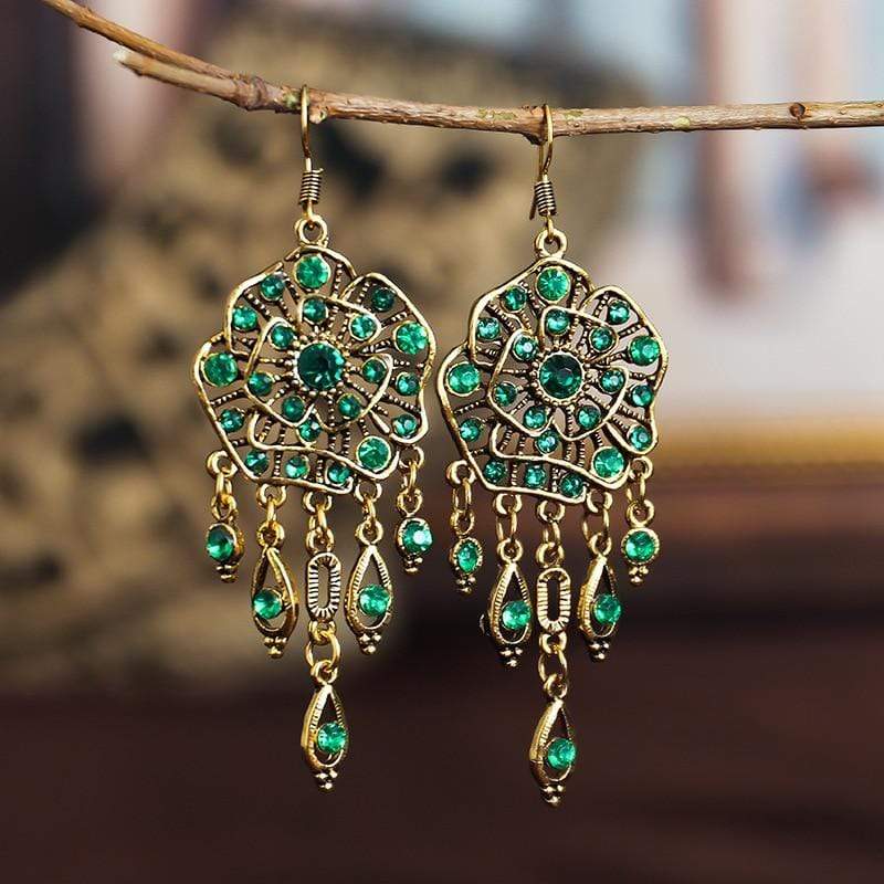 Ethnic Boho Dangle Earrings-BUNNYKACHU