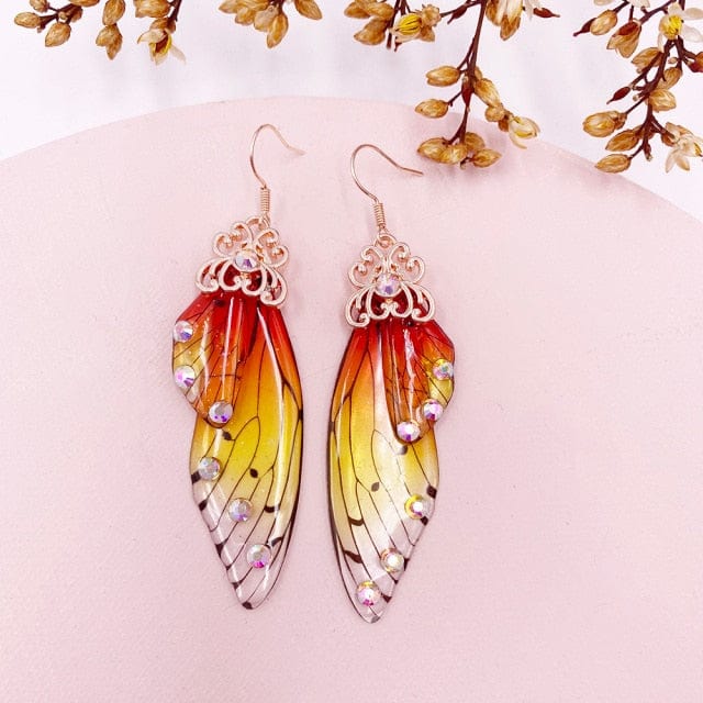 Fairy Wings Earrings Colorful Edition-BUNNYKACHU