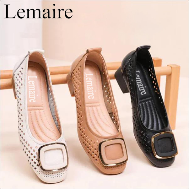 【LEMAIRE】 2023 jaro léto měkké dno ležérní dámské boty s mělkými ústy