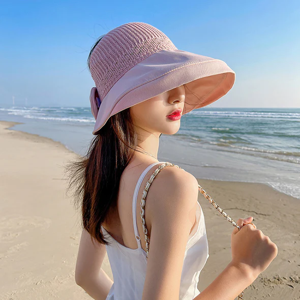 🌞Summer Hot Sale🔥-Fashion Wide Brim Sun Hat🎁