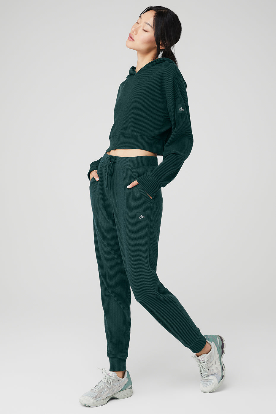 Muse Sweatpant & Hoodie Set - Midnight Green