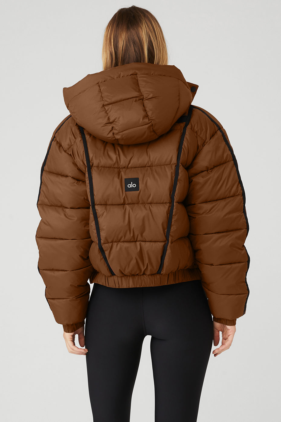 Aspen Love Puffer Jacket - Cinnamon Brown