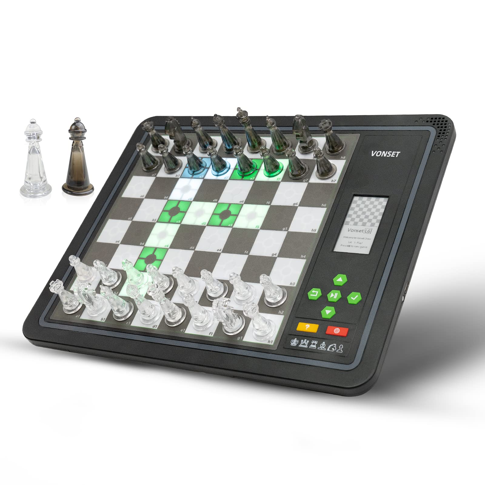 Vonset L6 Smart Electronic Chess Board - The Ultimate Chess Companion for Chess Lover and Unleash The Chess Potential
