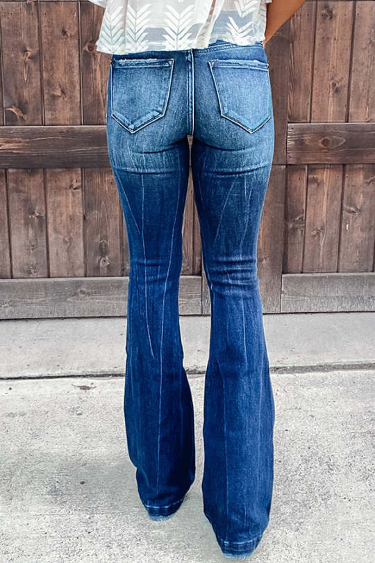 Bailey Distressed Flare Jeans