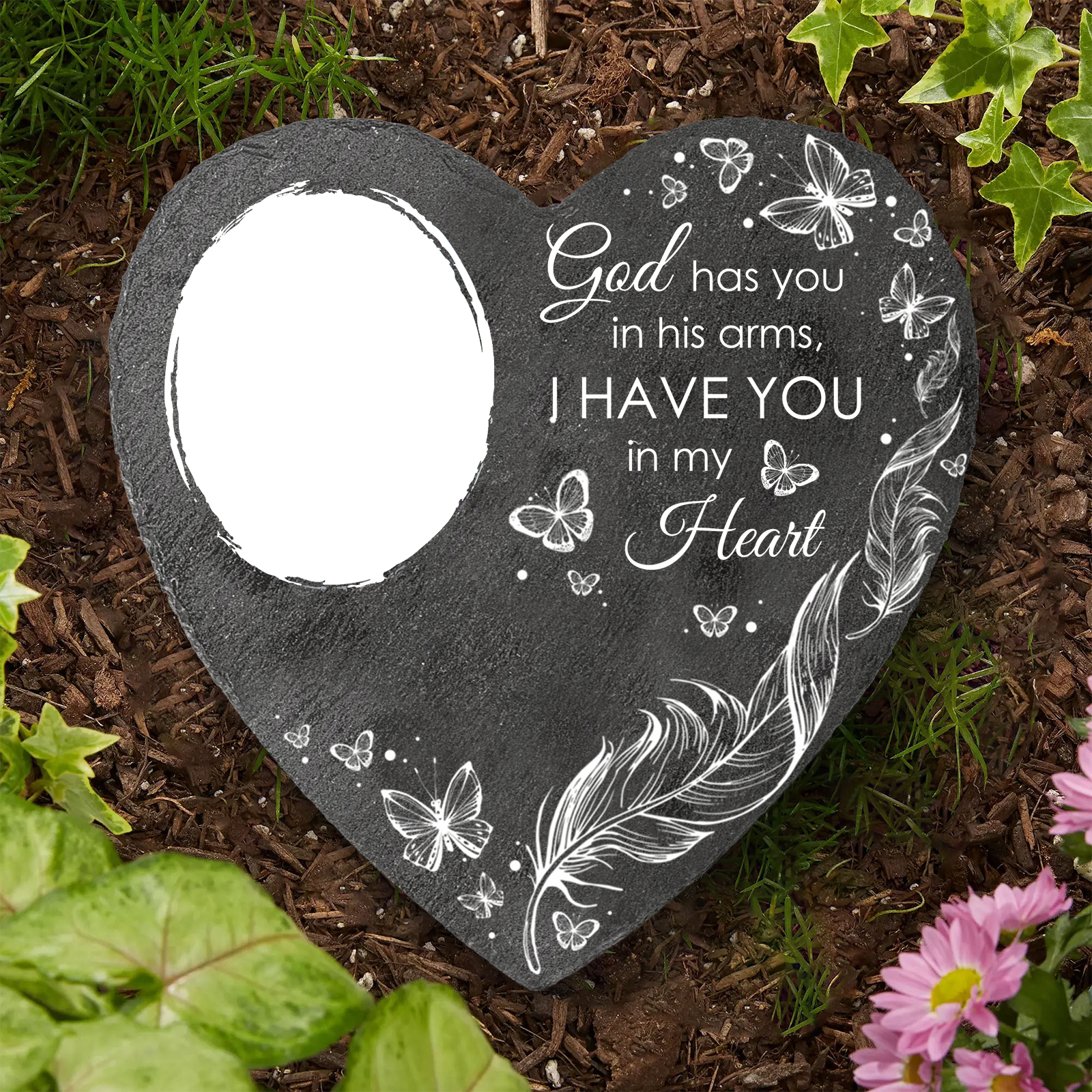 Personalized Garden Stone - Memorial, Loving Gift For Family Members