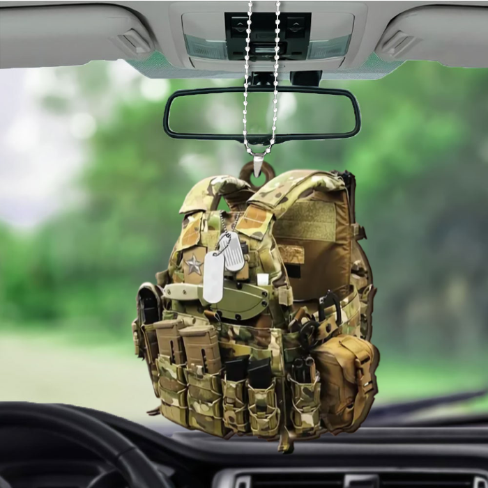 Soldier Tactical Vests Shaped Ornament