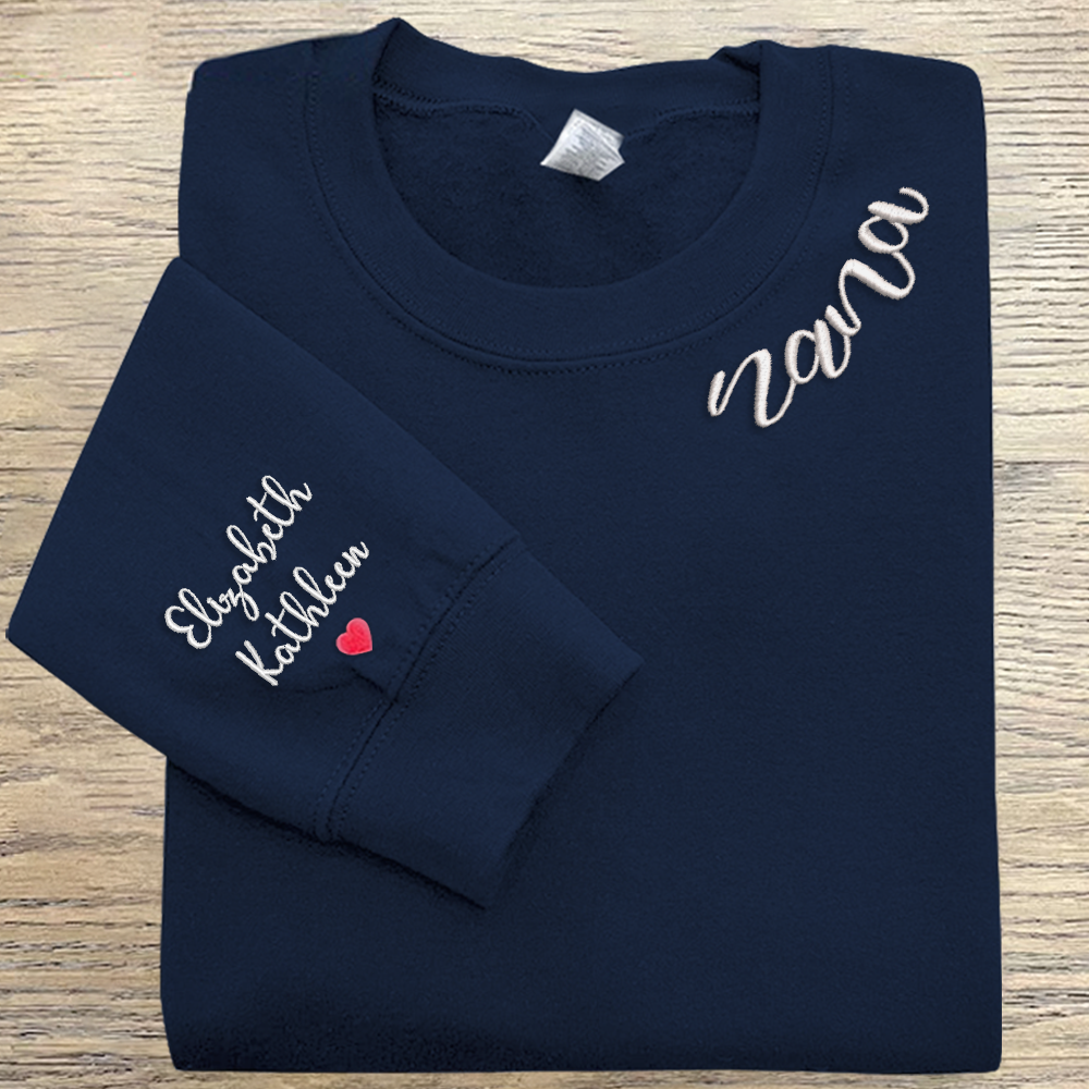 Personalized Gifts For The Loved Ones Embroidered Sweatshirt