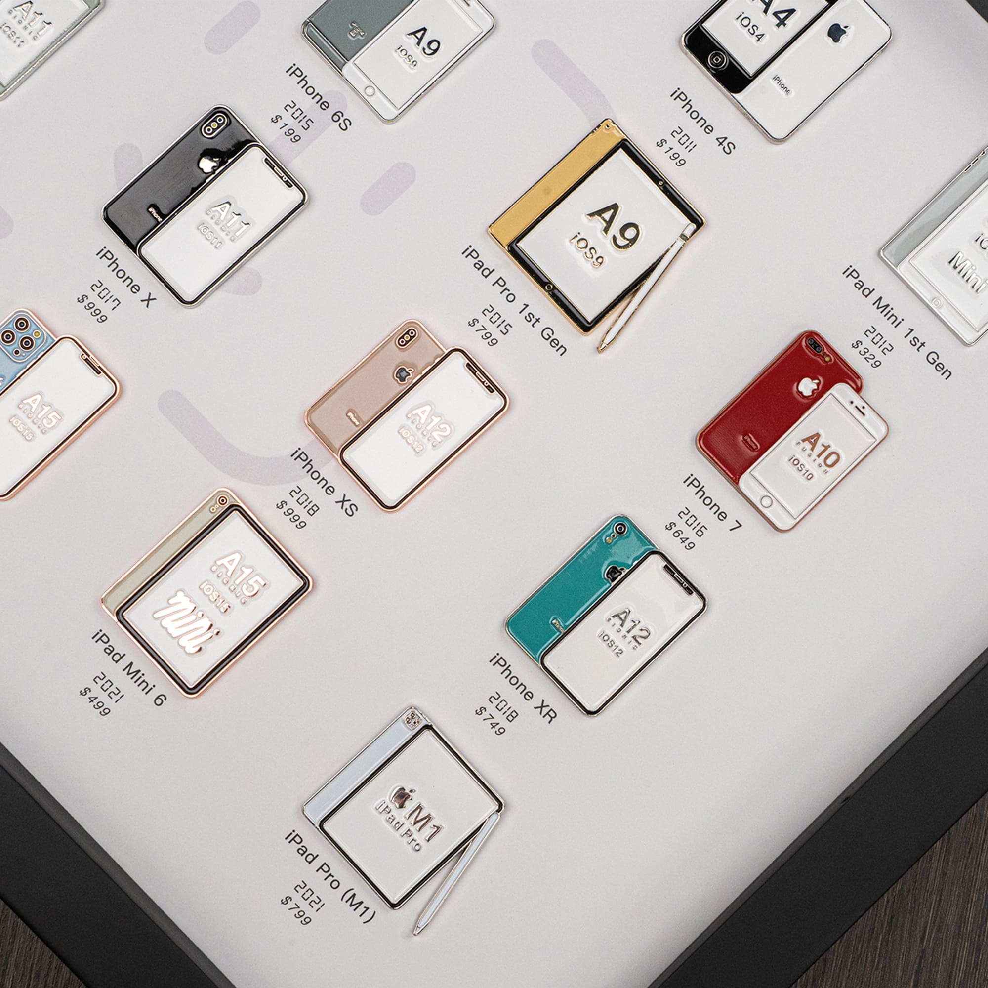 GRID® iPhone x iPad Badge Collection