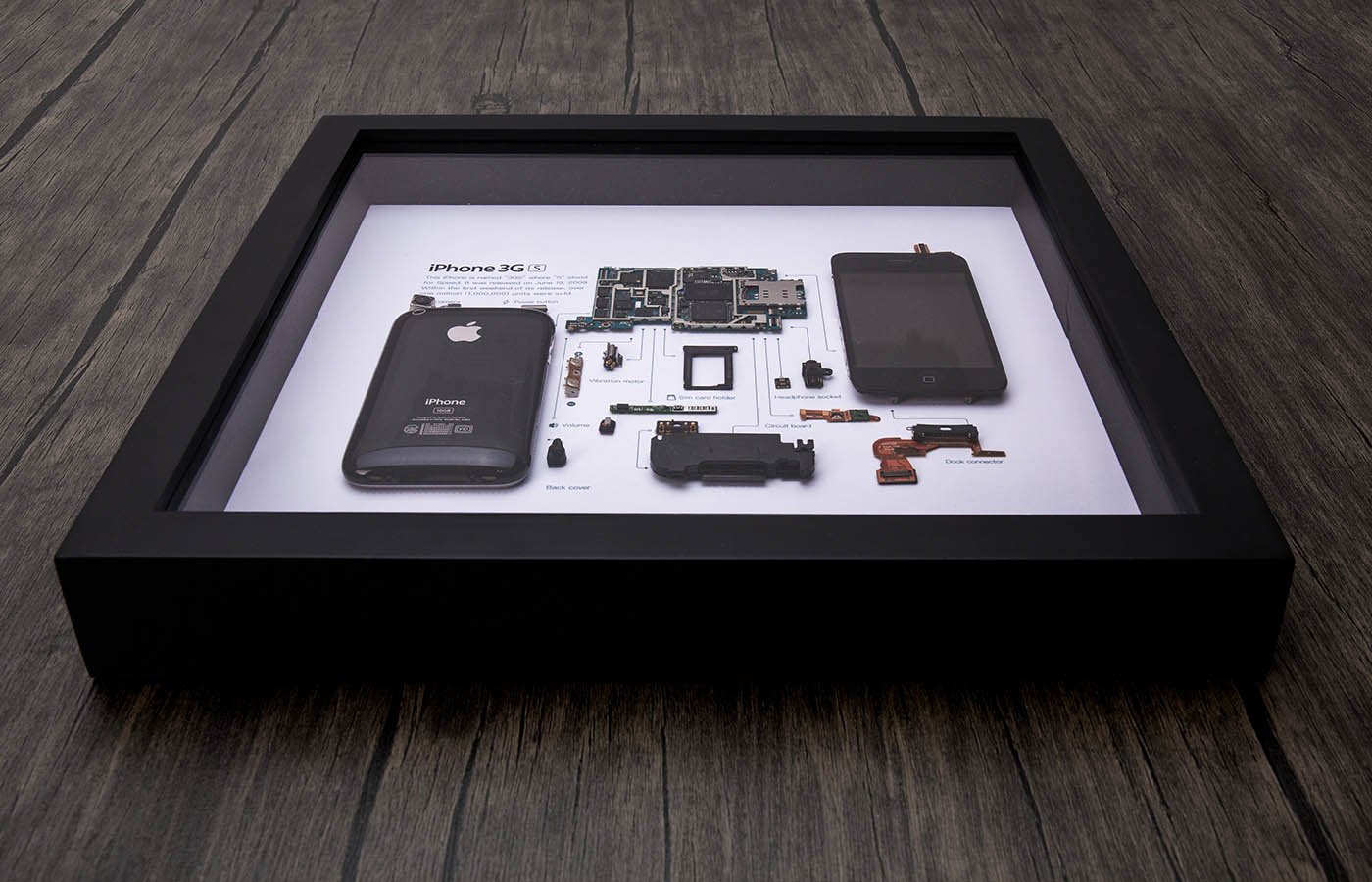 Apple - 新品同様 GRID STUDIO GRID®3GS iPhone分解標本アート 新品同様 GRID STUDIO GRID®3GS iPhone分解標本アート