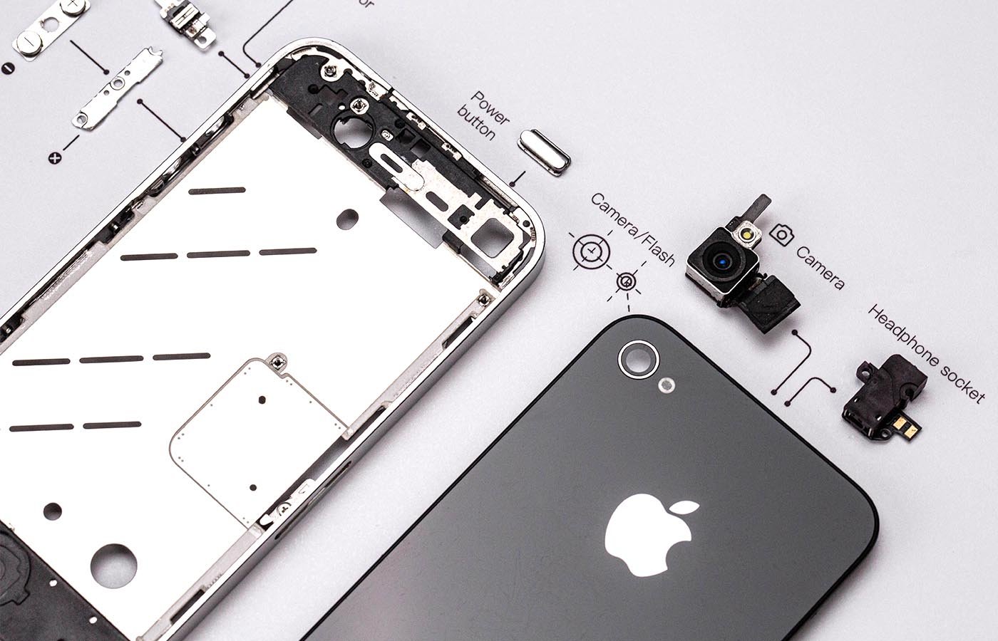 GRID® 4 グリッドスタジオ Apple iPhone4 分解アート GRID® 4-Grid