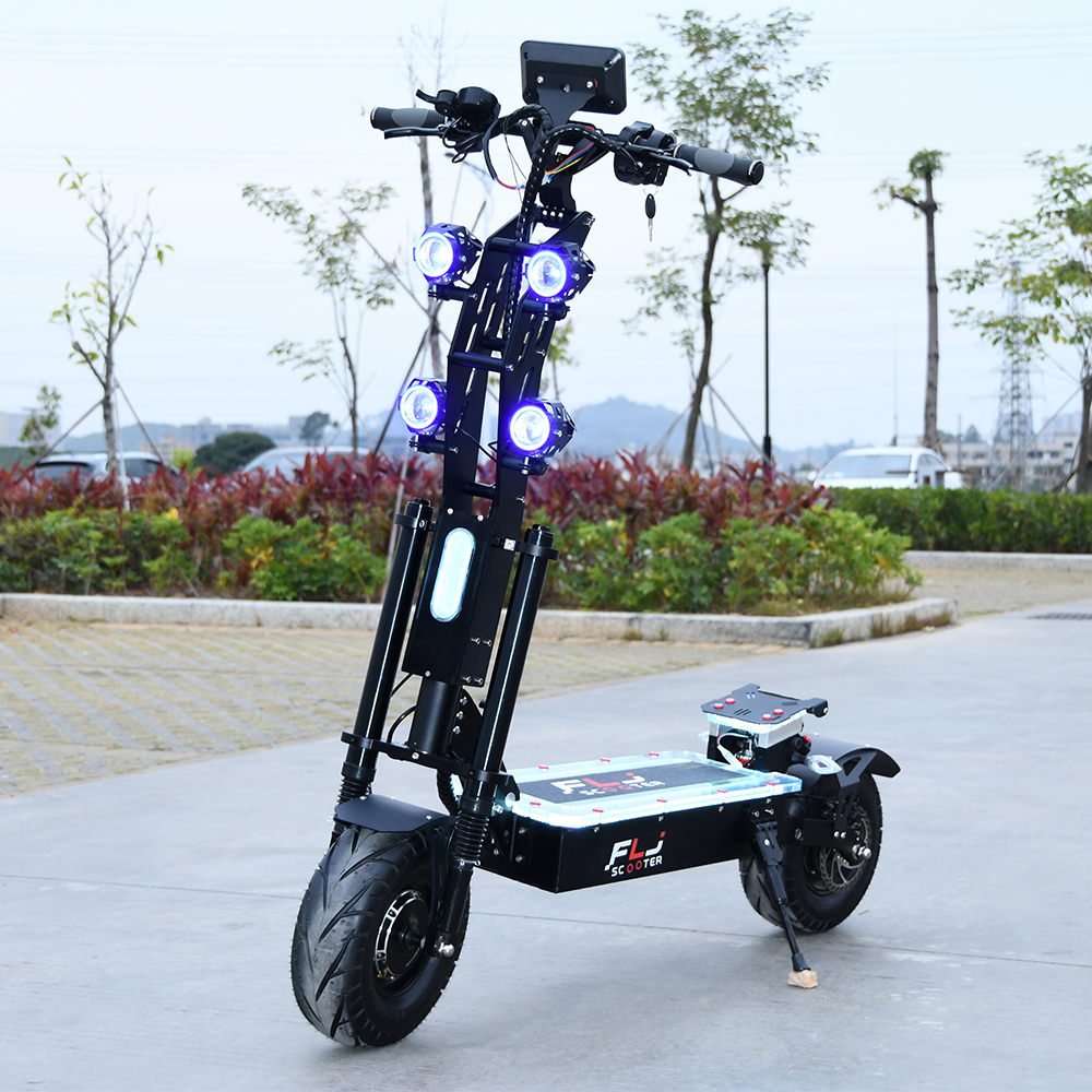 FLJ SK2 72V 8000W 13inch Fat Tire best e Scooter kickscooter FLJ SK2 72V 8000W 13inch Fat Tire best e Scooter kickscooter