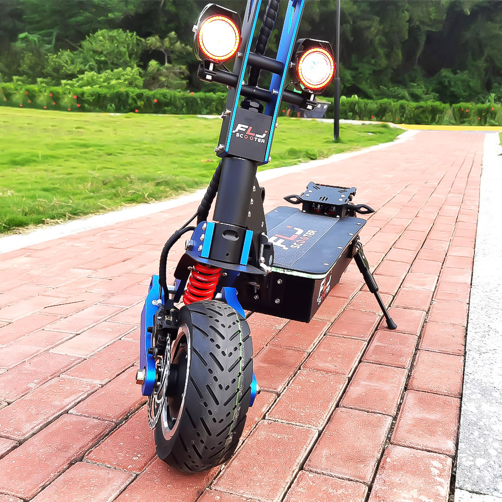 FLJ SK3-3 72V 7000W 11inch Electric Scooter with 45ah battery 90-130kms range dual motor strong power E Scooter