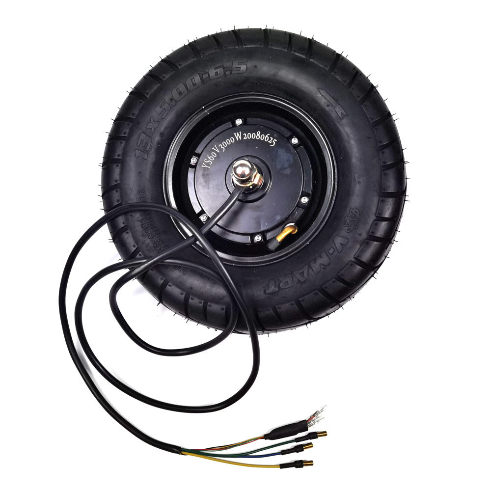 FLJ K6 60V 3000W Motor Engine with 13inch Tire