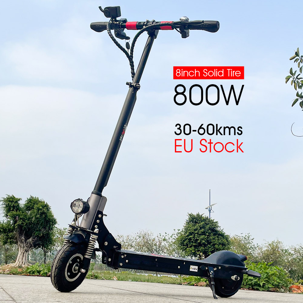 FLJ C8 800W 8inch wheels Electric Scooter with 18ah battery capacity 30-60kms ebike max speed 35km/h powerful Mini e scooter