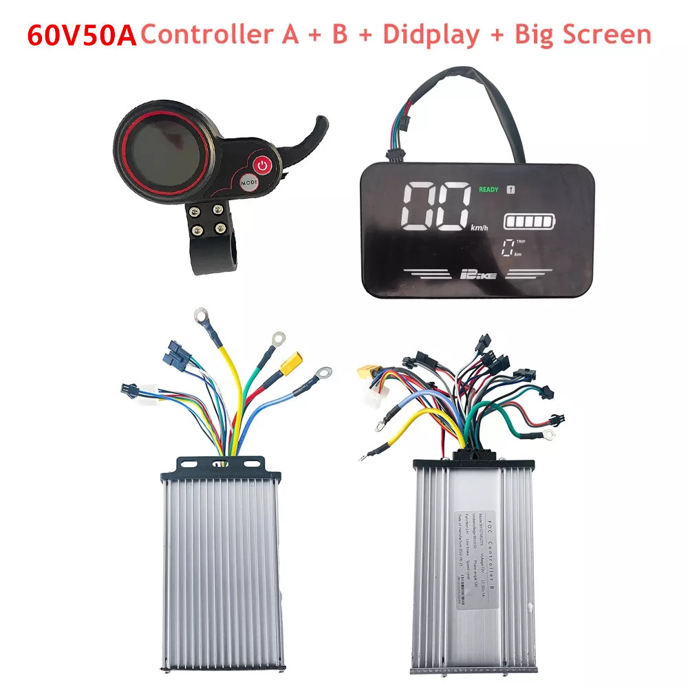 JB JingBo FOC Sine Wave 60V 50A Electric Scooter Controller JB JingBo FOC Sine Wave 60V 50A Electric Scooter Controller