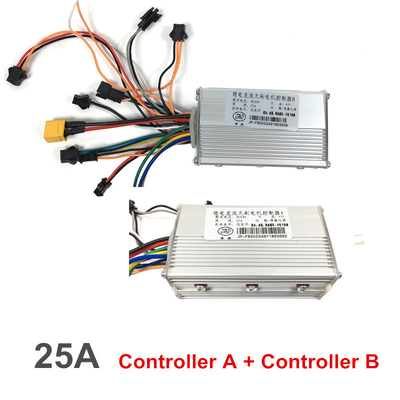 JP 60V 25A Controller for T113 Dual motors electric scooter Accelerator JP Display