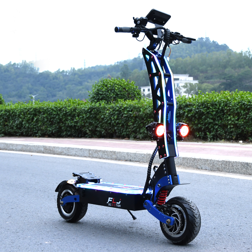 FLJ SK3 pro 72V 7000W Electric Scooter with Strong power 11inch Dual engines E Bike foldable adults kickscooter E Scooter