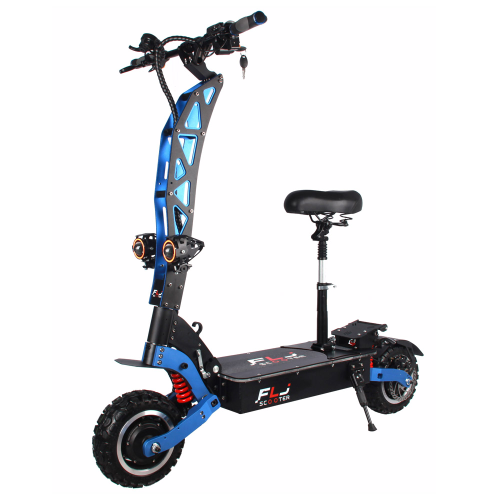 FLJ SK3-3 72V 7000W 11inch Electric Scooter with 45ah battery 90-130kms range dual motor strong power E Scooter