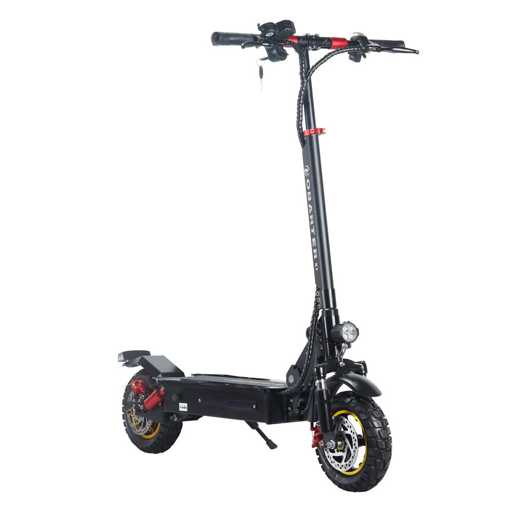Obarter X1 Electric Scooter with 48V 1000W EU US Stock Portable Easy Folding 10inch E Scooter 