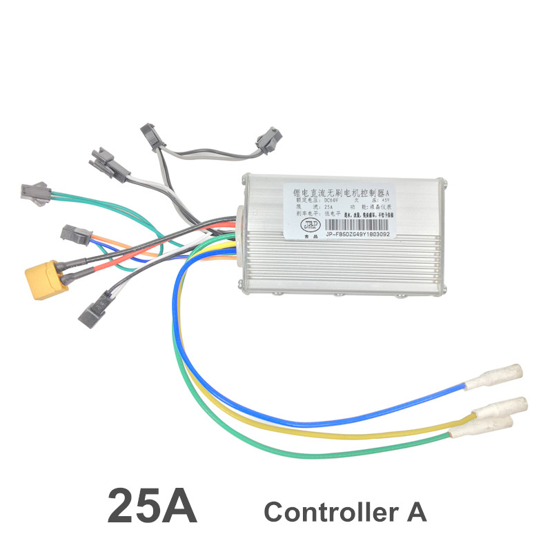 JP 60V 25A Controller for T113 Dual motors electric scooter Accelerator JP Display