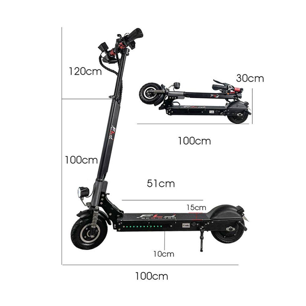 FLJ C8 800W 8inch wheels Electric Scooter with 18ah battery e bike 35km/h powerful Mini e scooters (EU Stock)