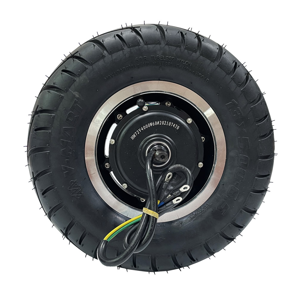 72V 4000W Motor for FLJ SK2 13inch Electric Scooter 13x5.00-6.5 Tire Inner Tube E Scooter Engine 