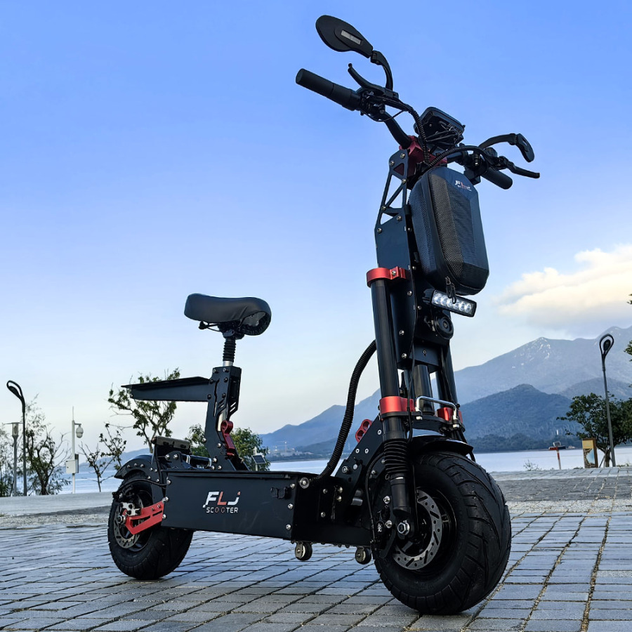 FLJ K13 72V 12000W Electric Scooter with APP fast speed 75MPH 120km/h