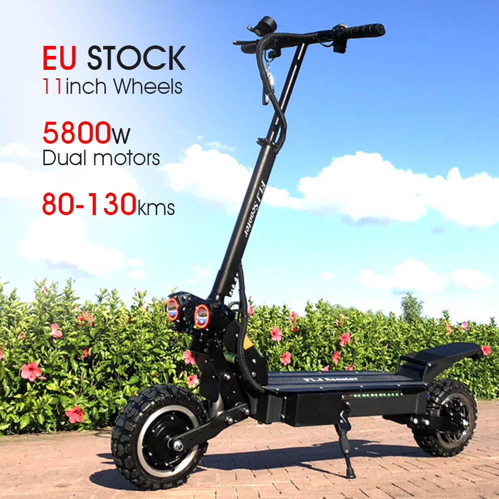 FLJ T112 11inch 5600W off road e scooter with Dual Motor electric scooter for men 53MPH