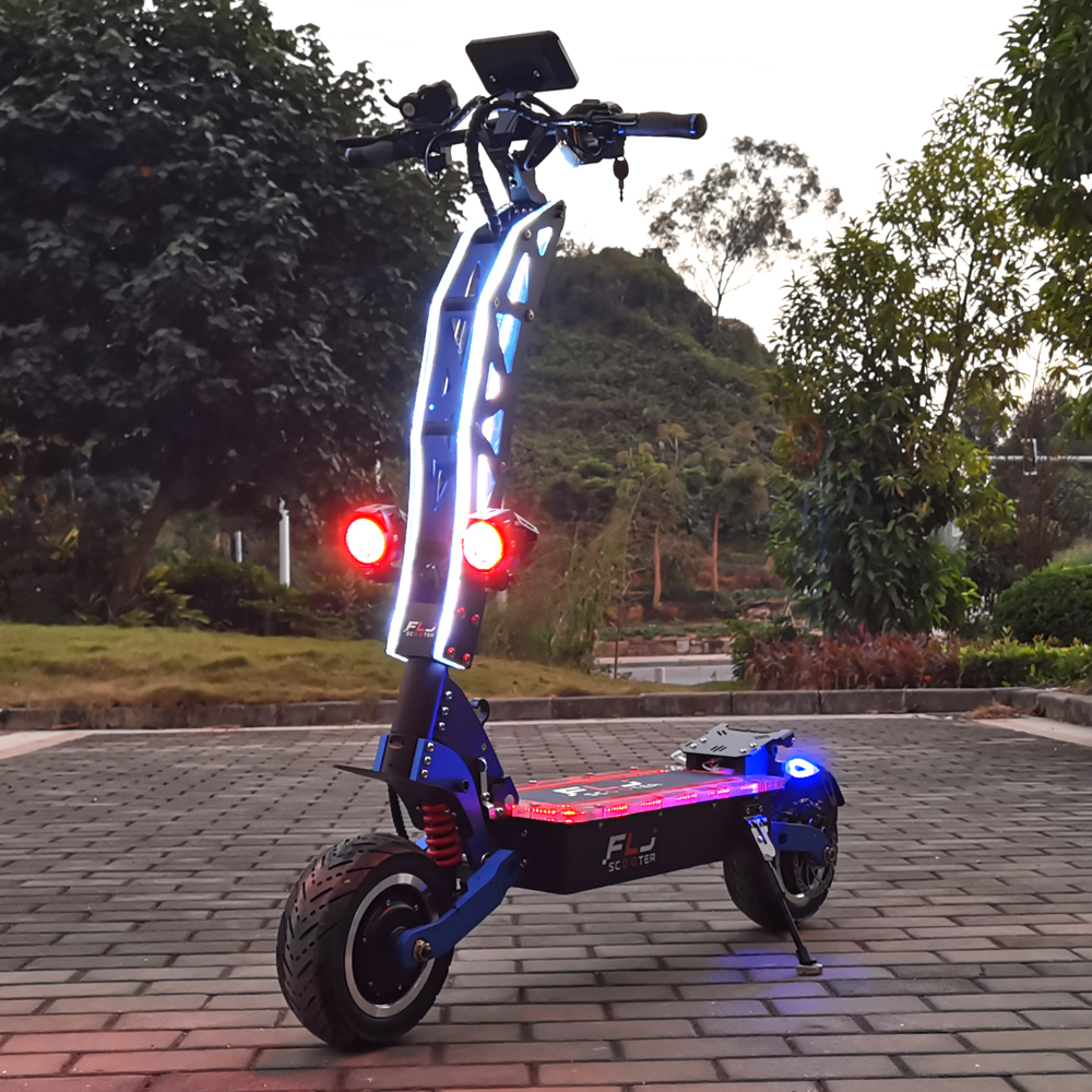 FLJ SK3 pro 72V 7000W Electric Scooter with Strong power 11inch Dual engines E Bike foldable adults kickscooter E Scooter