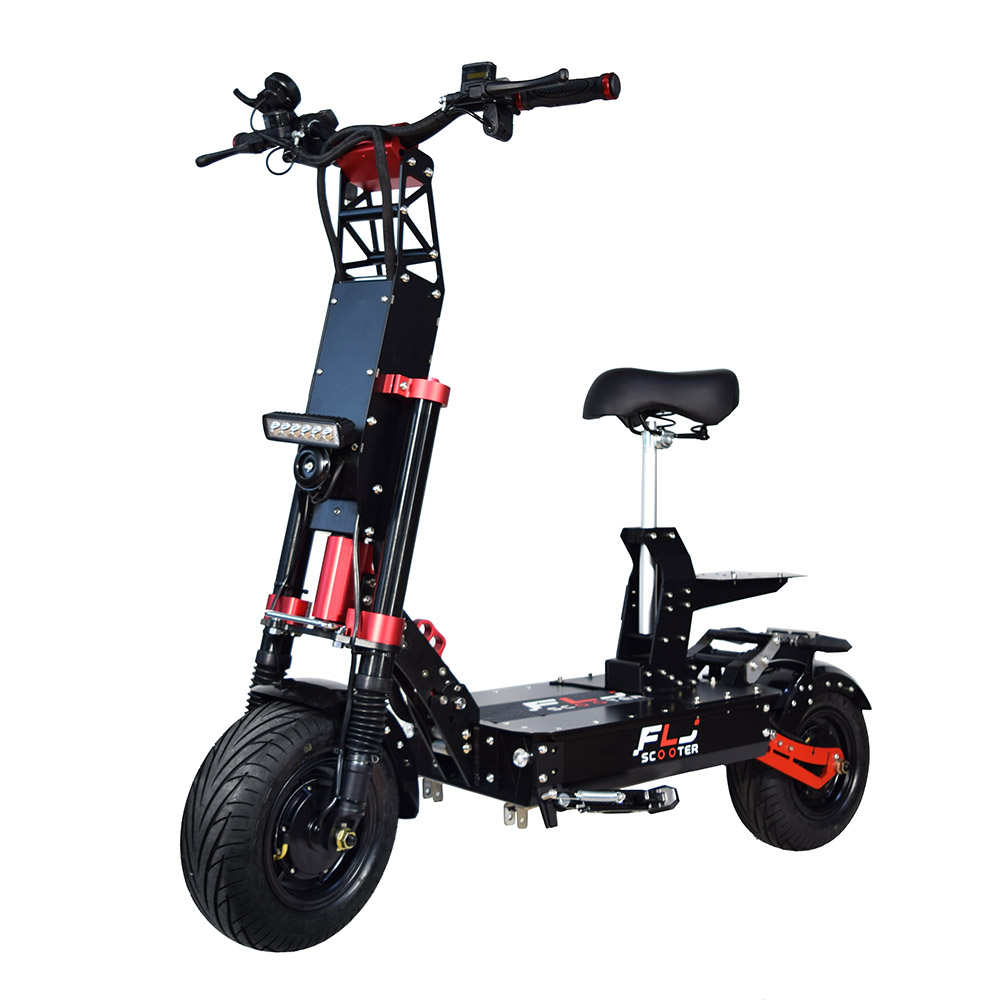 FLJ K13 13inch 72V 10000W Electric Scooter with Fat Tire 40-80ah battery 80-250kms range Powerful Fast speed E Scooter Bike