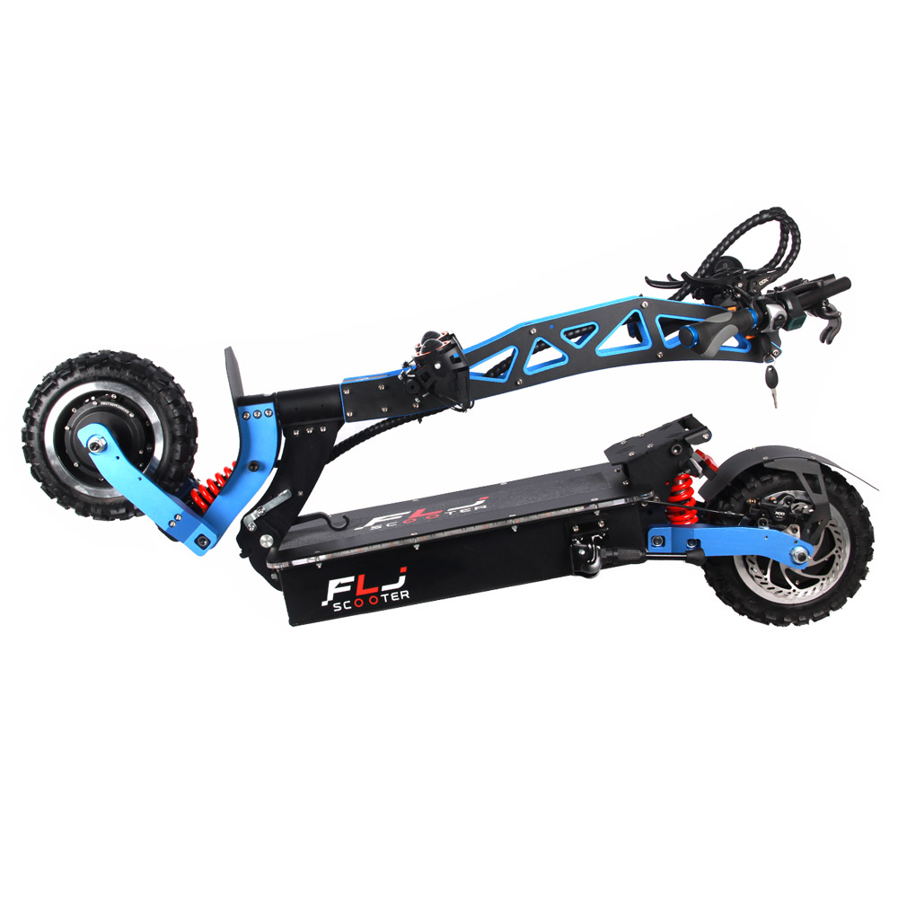 FLJ SK3-3 72V 7000W 11inch Electric Scooter with 45ah battery 90-130kms range dual motor strong power E Scooter