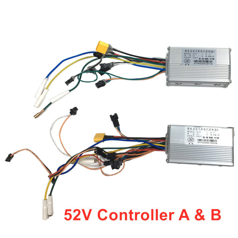 JP 52V 25A Controller for T11 T103 E1 Dual motors electric scooter Accelerator JP Display Accelerator