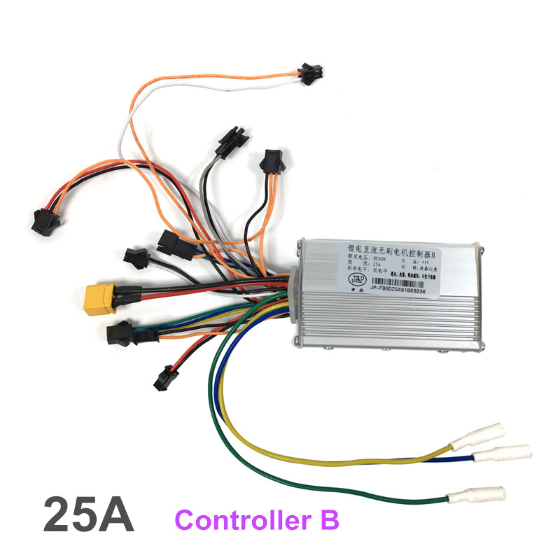 JP 60V 25A Controller for T113 Dual motors electric scooter Accelerator JP Display