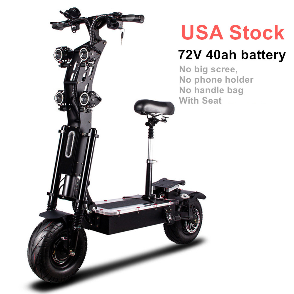 FLJ SK2 72V 8000W 13inch Fat Tire best e Scooter kickscooter