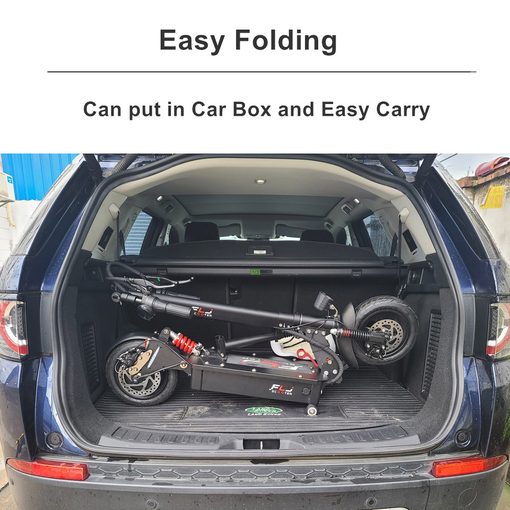 FLJ SK1 10inch 1200W Electric Scooter with 48V 25-35ah battery 80-120kms range Portable Easy Folding kick scooter