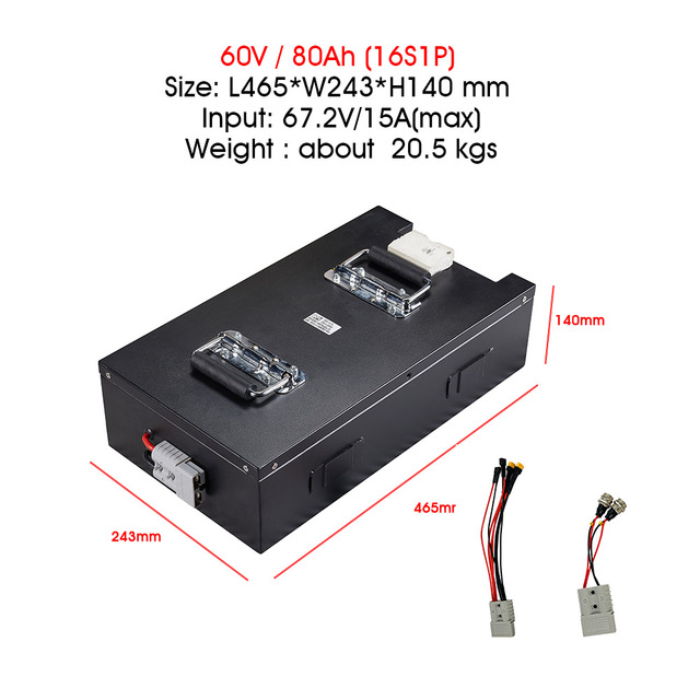 Removeable Battery 60V 50ah 80ah for FLJ X14 10000W Fat Tire Electric Scooter E Bike Battery